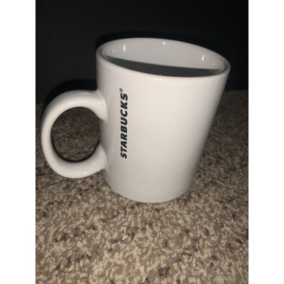 Starbucks MERMAID Coffee Tea Mug Classic Cup 10.8 oz White Green Siren 2011 - Picture 4 of 5